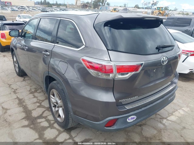 45008435 :رقم المزاد ، 5TDYKRFH6FS078335 vin ، 2015 Toyota Highlander Limited V6 مزاد بيع