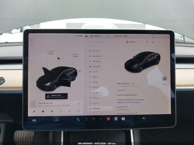 5YJ3E1EA2KF305915 Tesla Model 3 Long Range/mid Range/standard Range/standard Range Plus