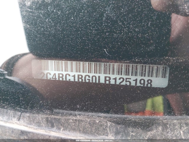 45008446 :رقم المزاد ، 2C4RC1BG0LR125198 vin ، 2020 Chrysler Pacifica Touring L مزاد بيع