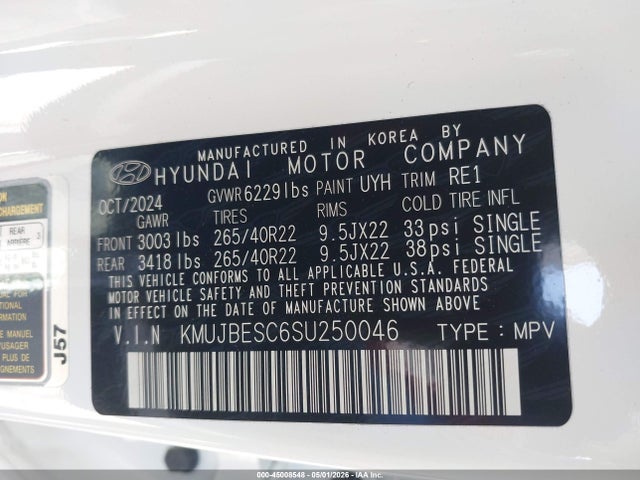 Продаж на аукціоні авто 2025 Genesis Gv80 Coupe 3.5t E-sc, vin: KMUJBESC6SU250046, номер лоту: 45008548