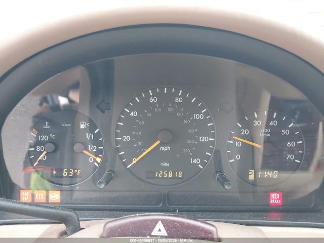 Aukcja sprzedaży 2000 Mercedes-benz Ml 320, vin: 4JGAB54E1YA167681, numer aukcji: 45008637