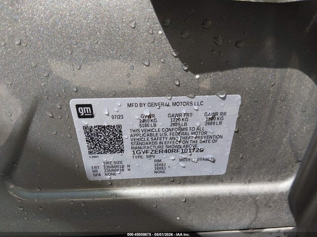 Aukcja sprzedaży 2024 Cadillac Xt4 Fwd Sport, vin: 1GYFZER40RF101725, numer aukcji: 45008675