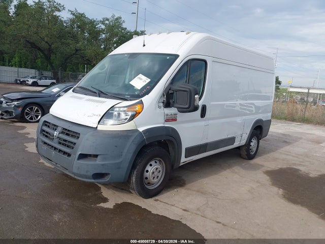 45008729 :رقم المزاد ، 3C6TRVCG1JE128613 vin ، 2018 Ram Promaster 2500 High Roof 136 Wb مزاد بيع