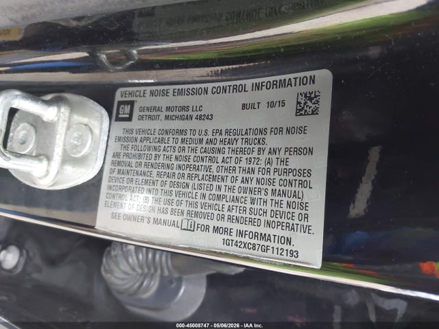 1GT42XC87GF112193 GMC Sierra 3500hd Slt