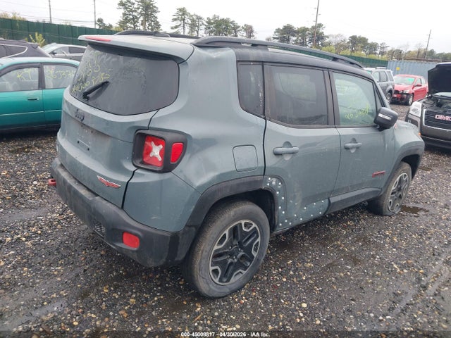 2016 Jeep Renegade Trailhawk მანქანა იყიდება აუქციონზე, vin: ZACCJBCT6GPC68485, აუქციონის ნომერი: 45008817