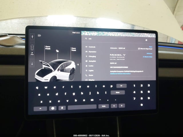 2026 Tesla Model Y All-wheel Drive/long Range Launch Series/premium All-wheel Drive მანქანა იყიდება აუქციონზე, vin: 7SAYGDEE6TF417822, აუქციონის ნომერი: 45008902