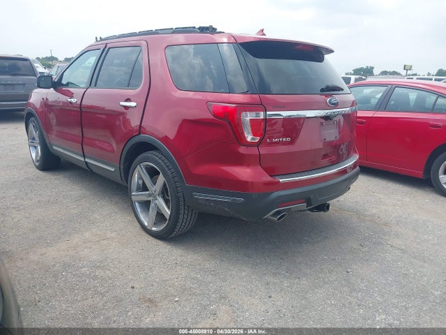 2018 Ford Explorer Limited მანქანა იყიდება აუქციონზე, vin: 1FM5K7F85JGA21582, აუქციონის ნომერი: 45008910