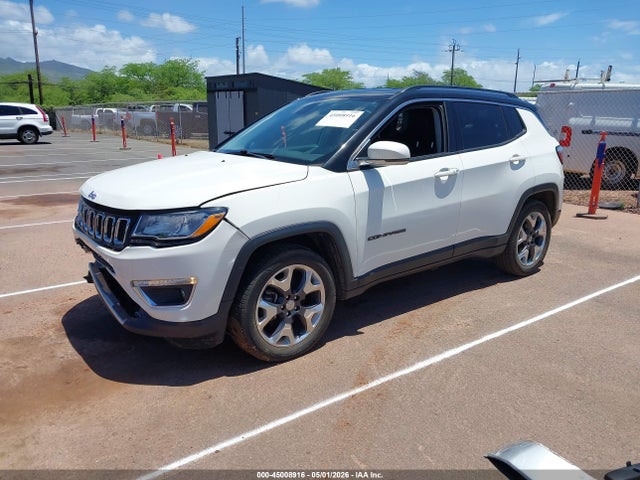 45008916 :رقم المزاد ، 3C4NJCCB1LT140549 vin ، 2020 Jeep Compass Limited Fwd مزاد بيع