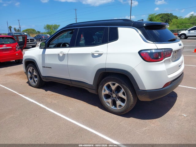 45008916 :رقم المزاد ، 3C4NJCCB1LT140549 vin ، 2020 Jeep Compass Limited Fwd مزاد بيع