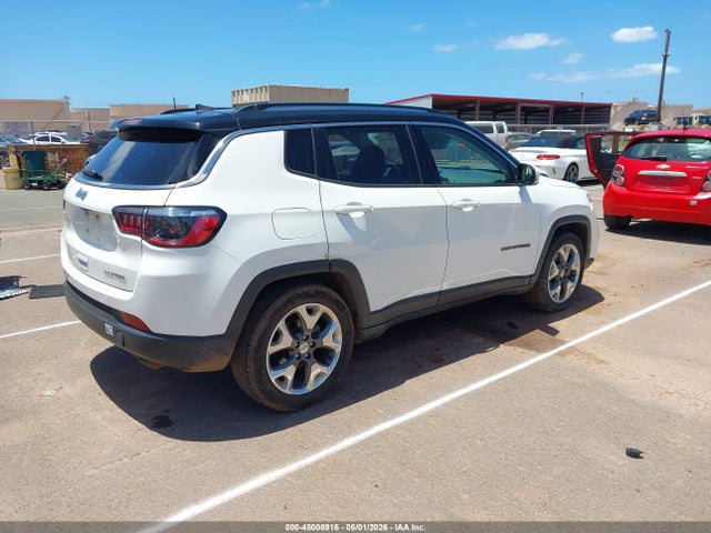 45008916 :رقم المزاد ، 3C4NJCCB1LT140549 vin ، 2020 Jeep Compass Limited Fwd مزاد بيع