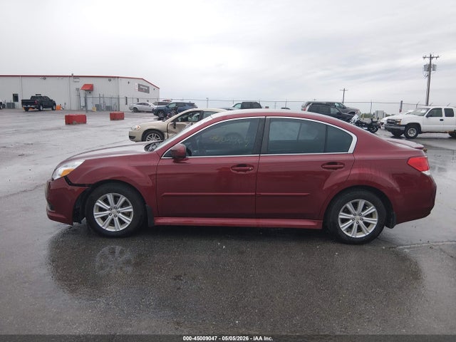 2012 Subaru Legacy 2.5i Premium მანქანა იყიდება აუქციონზე, vin: 4S3BMCC6XC3012092, აუქციონის ნომერი: 45009047