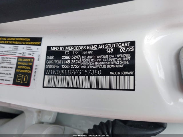 W1N0J8EB7PG157380 Mercedes-Benz Glc 300 4matic Coupe