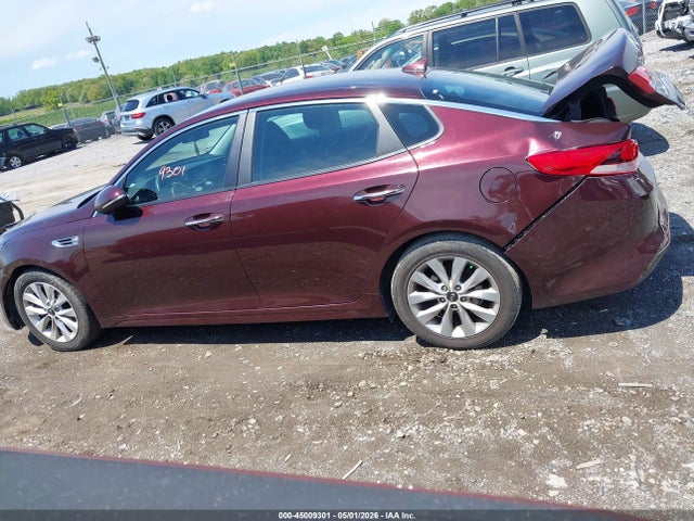 45009301 :رقم المزاد ، 5XXGT4L31GG013139 vin ، 2016 Kia Optima Lx مزاد بيع
