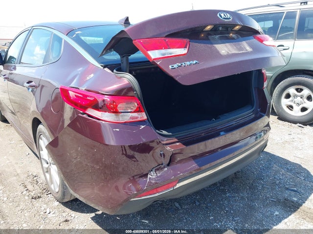 45009301 :رقم المزاد ، 5XXGT4L31GG013139 vin ، 2016 Kia Optima Lx مزاد بيع