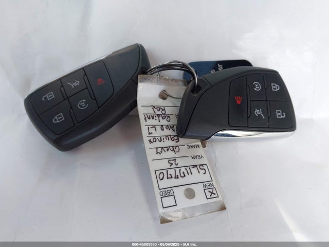 2025 Chevrolet Equinox Awd Lt მანქანა იყიდება აუქციონზე, vin: 3GNAXPEG2SL117770, აუქციონის ნომერი: 45009363