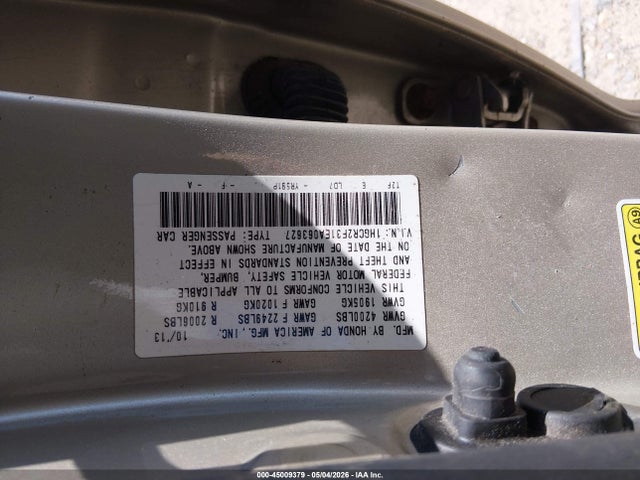 Продаж на аукціоні авто 2014 Honda Accord Lx, vin: 1HGCR2F31EA063627, номер лоту: 45009379