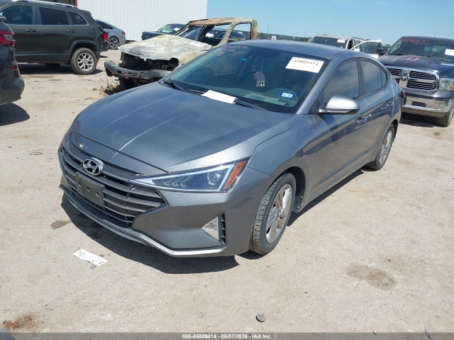 2019 Hyundai Elantra Sel მანქანა იყიდება აუქციონზე, vin: KMHD84LF9KU734631, აუქციონის ნომერი: 45009414