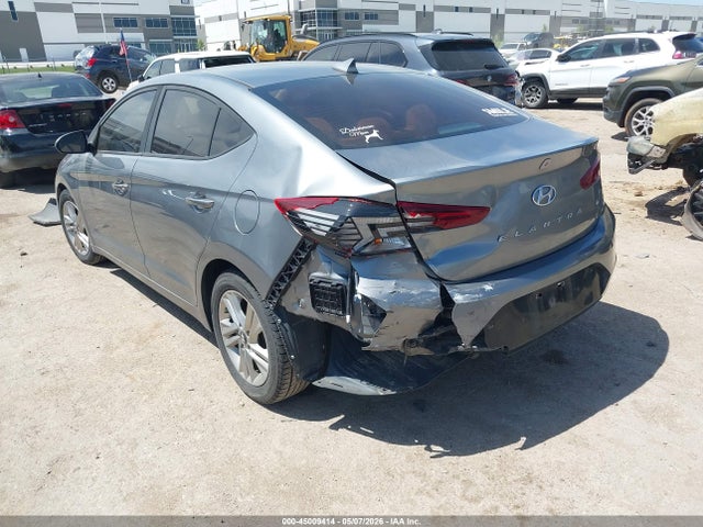 2019 Hyundai Elantra Sel მანქანა იყიდება აუქციონზე, vin: KMHD84LF9KU734631, აუქციონის ნომერი: 45009414