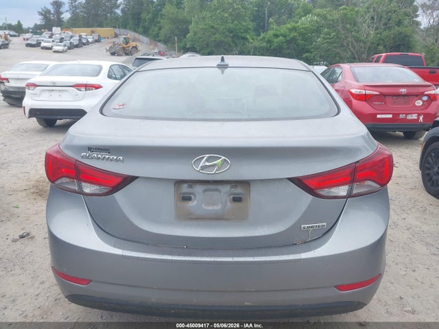45009417 :رقم المزاد ، KMHDH4AE3FU223223 vin ، 2015 Hyundai Elantra Limited مزاد بيع