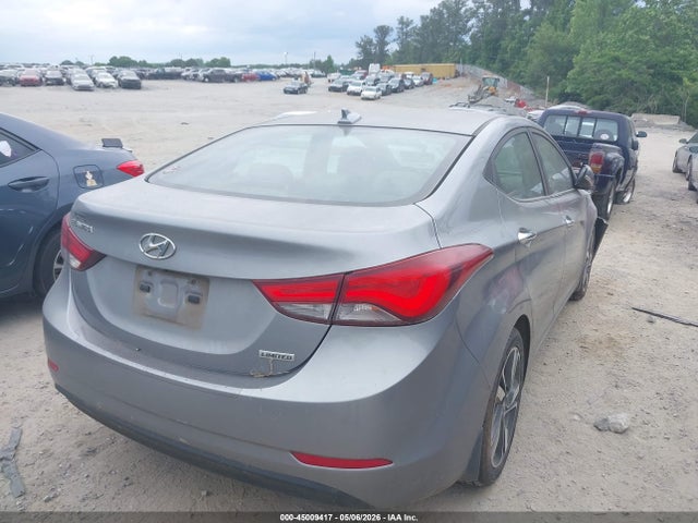 45009417 :رقم المزاد ، KMHDH4AE3FU223223 vin ، 2015 Hyundai Elantra Limited مزاد بيع