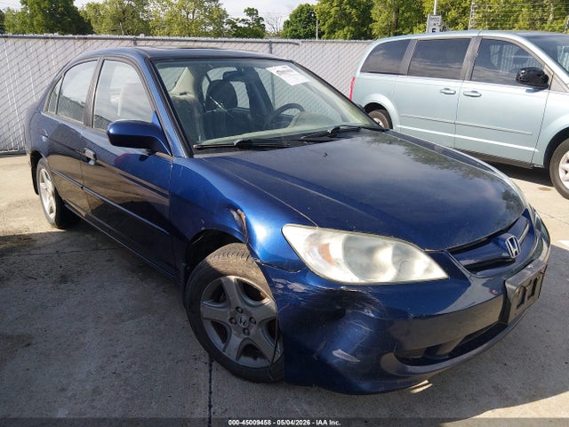 Продажа на аукционе авто 2004 Honda Civic Ex, vin: 1HGES26724L009501, номер лота: 45009458