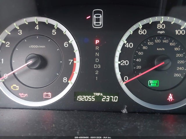 45009495 :رقم المزاد ، 1HGCP36899A014379 vin ، 2009 Honda Accord 3.5 Ex-l مزاد بيع
