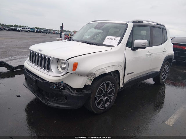 Aukcja sprzedaży 2017 Jeep Renegade Limited Fwd, vin: ZACCJADB8HPF04118, numer aukcji: 45009573