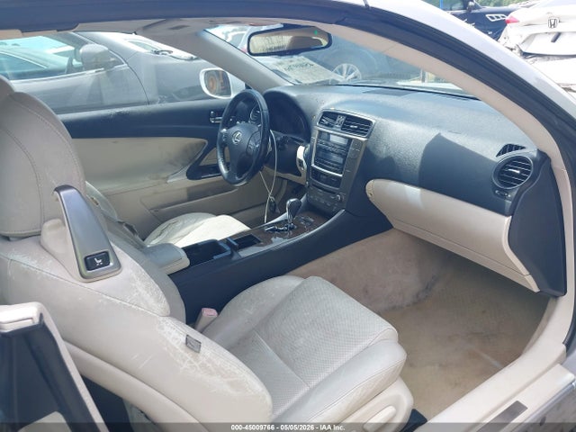 2010 Lexus Is 250c მანქანა იყიდება აუქციონზე, vin: JTHFF2C29A2507243, აუქციონის ნომერი: 45009766