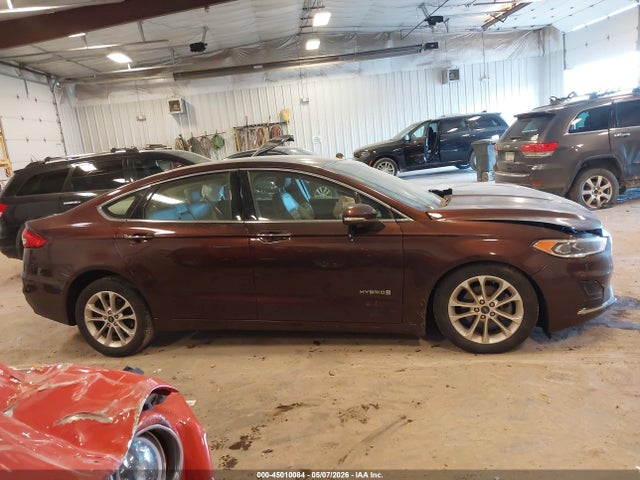 45010084 :رقم المزاد ، 3FA6P0MU0KR259082 vin ، 2019 Ford Fusion Hybrid Sel مزاد بيع