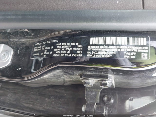 ZACCJBBBXHPG09753 Jeep Renegade Latitude 4x4
