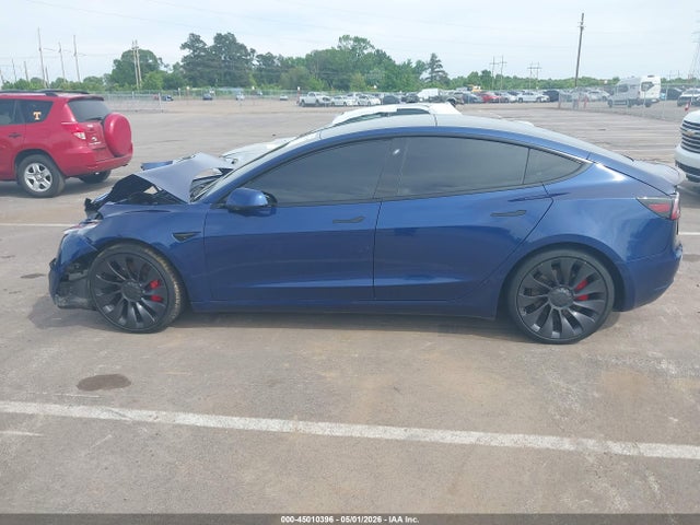2021 Tesla Model 3 Performance Dual Motor All-wheel Drive მანქანა იყიდება აუქციონზე, vin: 5YJ3E1EC8MF092540, აუქციონის ნომერი: 45010396