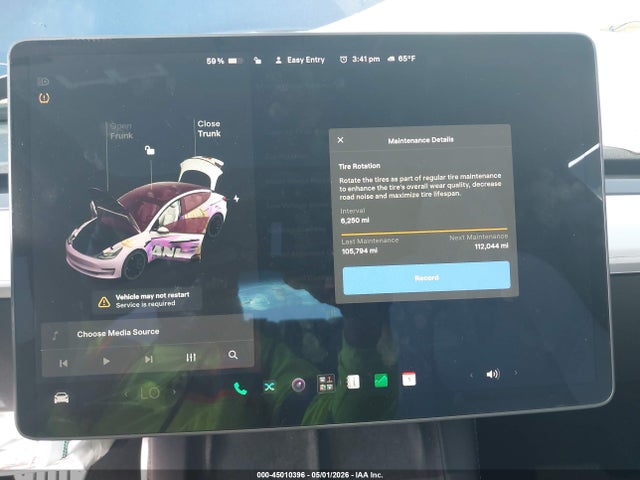 2021 Tesla Model 3 Performance Dual Motor All-wheel Drive მანქანა იყიდება აუქციონზე, vin: 5YJ3E1EC8MF092540, აუქციონის ნომერი: 45010396