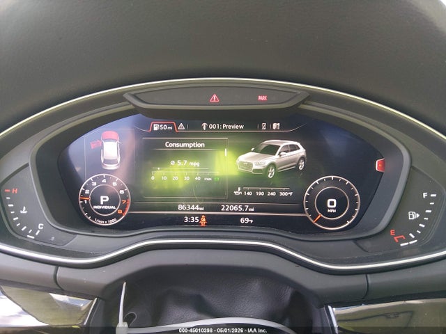 Продаж на аукціоні авто 2018 Audi Q5 2.0t Premium/2.0t Tech Premium, vin: WA1BNAFY4J2130957, номер лоту: 45010398