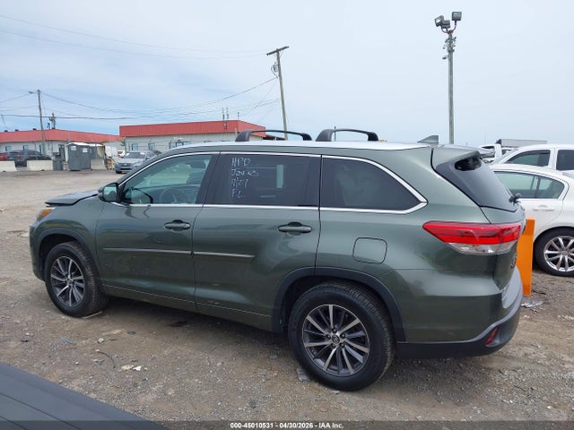 Auction sale of the 2018 Toyota Highlander Xle, vin: 5TDKZRFH8JS249094, lot number: 45010531