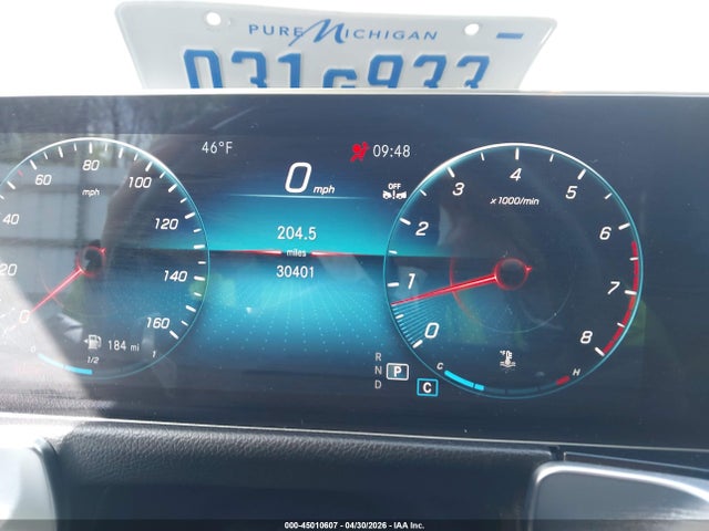 Aukcja sprzedaży 2021 Mercedes-benz Glb 250 4matic, vin: W1N4M4HBXMW134335, numer aukcji: 45010607