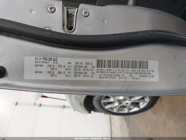 Продаж на аукціоні авто 2018 Dodge Journey Gt Awd, vin: 3C4PDDEG8JT463458, номер лоту: 45010714