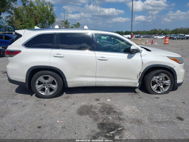 Aukcja sprzedaży 2016 Toyota Highlander Limited V6, vin: 5TDDKRFHXGS224803, numer aukcji: 45010730
