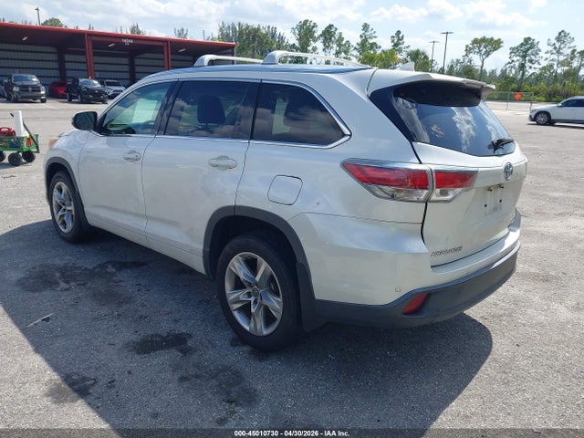 Aukcja sprzedaży 2016 Toyota Highlander Limited V6, vin: 5TDDKRFHXGS224803, numer aukcji: 45010730