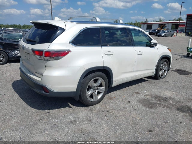 Aukcja sprzedaży 2016 Toyota Highlander Limited V6, vin: 5TDDKRFHXGS224803, numer aukcji: 45010730