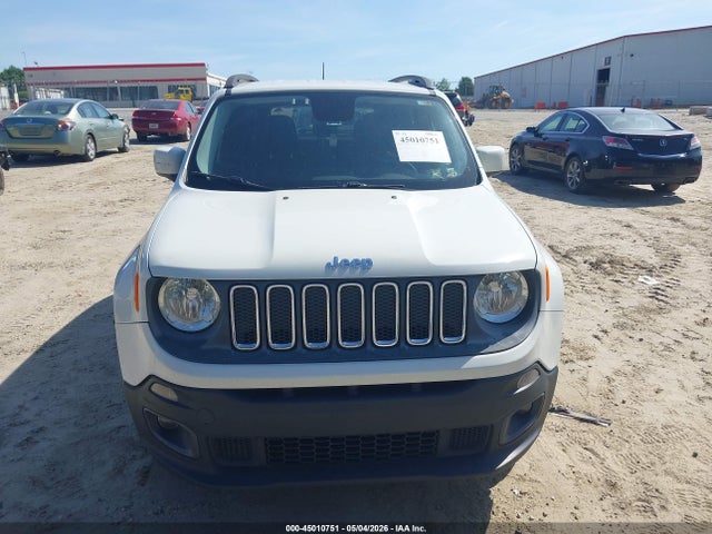 2015 Jeep Renegade Latitude მანქანა იყიდება აუქციონზე, vin: ZACCJBBT5FPB37452, აუქციონის ნომერი: 45010751