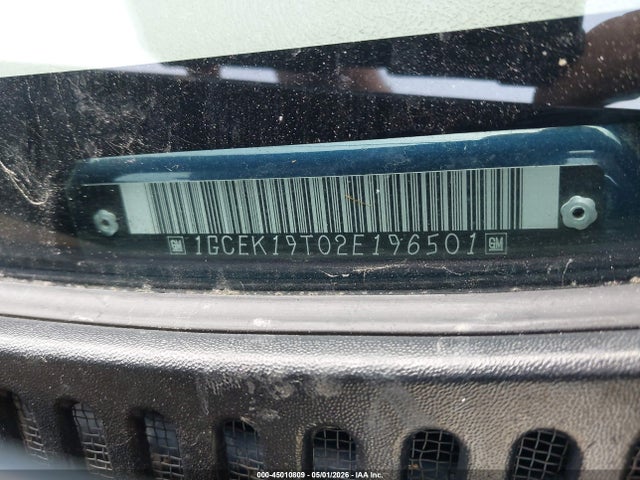 Продаж на аукціоні авто 2002 Chevrolet Silverado 1500 Ls, vin: 1GCEK19T02E196501, номер лоту: 45010809