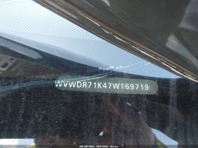 Продаж на аукціоні авто 2007 Volkswagen Rabbit 4-door, vin: WVWDR71K47W169719, номер лоту: 45010922