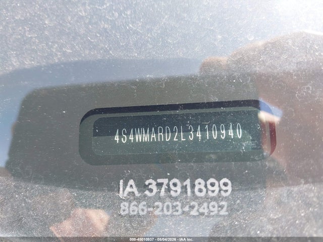 45010937 :رقم المزاد ، 4S4WMARD2L3410940 vin ، 2020 Subaru Ascent Touring مزاد بيع