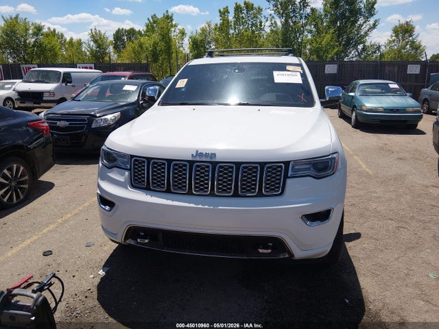 45010960 :رقم المزاد ، 1C4RJFCG8LC217492 vin ، 2020 Jeep Grand Cherokee Overland 4x4 مزاد بيع