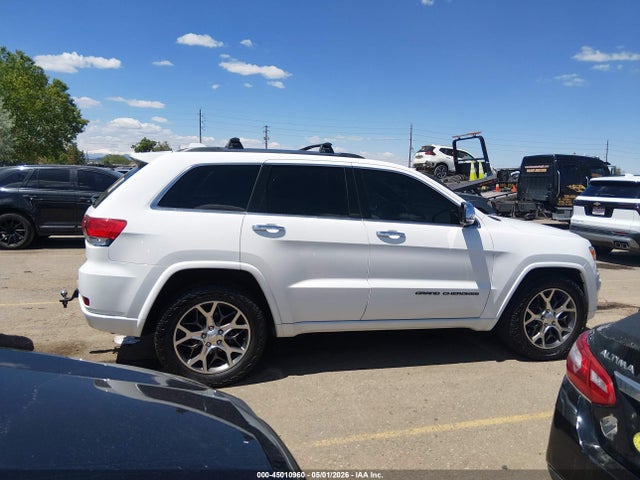 45010960 :رقم المزاد ، 1C4RJFCG8LC217492 vin ، 2020 Jeep Grand Cherokee Overland 4x4 مزاد بيع