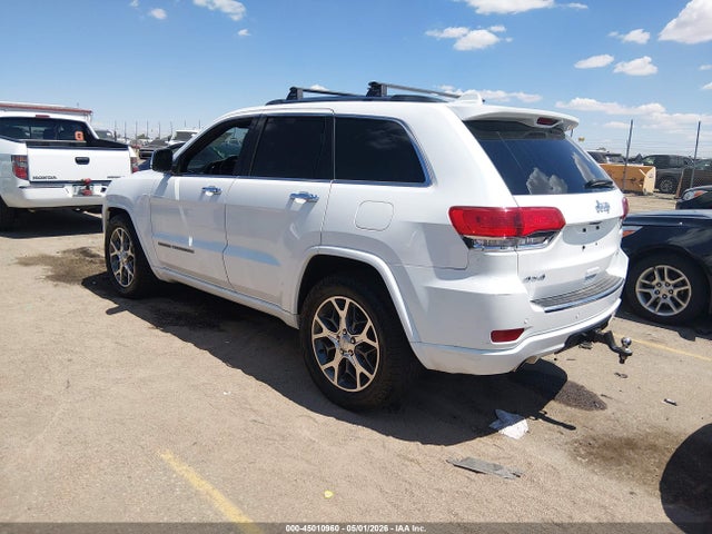 45010960 :رقم المزاد ، 1C4RJFCG8LC217492 vin ، 2020 Jeep Grand Cherokee Overland 4x4 مزاد بيع
