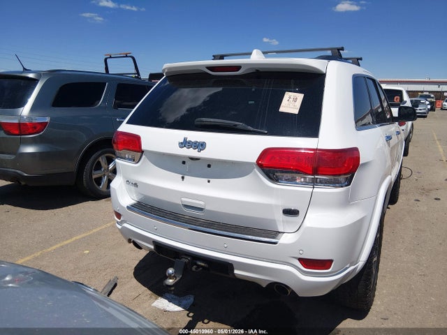 45010960 :رقم المزاد ، 1C4RJFCG8LC217492 vin ، 2020 Jeep Grand Cherokee Overland 4x4 مزاد بيع