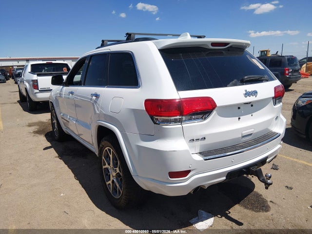 45010960 :رقم المزاد ، 1C4RJFCG8LC217492 vin ، 2020 Jeep Grand Cherokee Overland 4x4 مزاد بيع