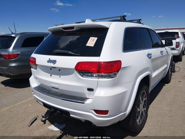 45010960 :رقم المزاد ، 1C4RJFCG8LC217492 vin ، 2020 Jeep Grand Cherokee Overland 4x4 مزاد بيع