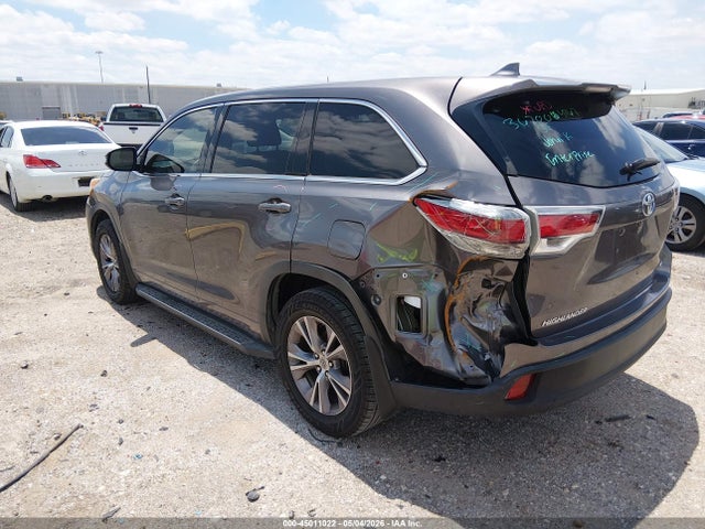 45011022 :رقم المزاد ، 5TDZKRFH5ES030361 vin ، 2014 Toyota Highlander Le Plus V6 مزاد بيع
